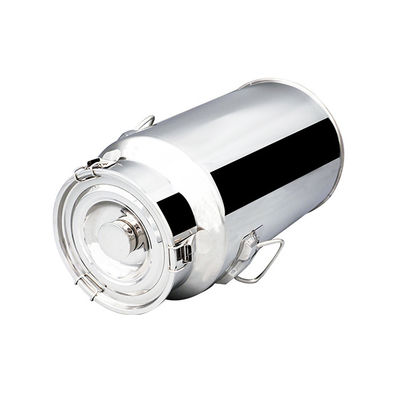 Bản vẽ sản xuất sữa SS304 30L Hộp sữa bằng thép không gỉ đã qua sử dụng có nắp kín