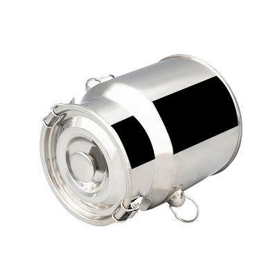 Bể trộn lưu trữ 15L SS 304 Bao bì thực phẩm Thùng sữa bằng thép không gỉ