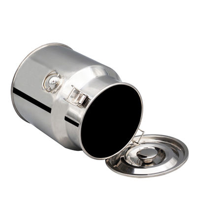 Bể trộn lưu trữ 15L SS 304 Bao bì thực phẩm Thùng sữa bằng thép không gỉ