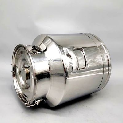 20L Ss201 Thép không gỉ Độ dày 1.0mm Thùng kín thùng sữa có thể