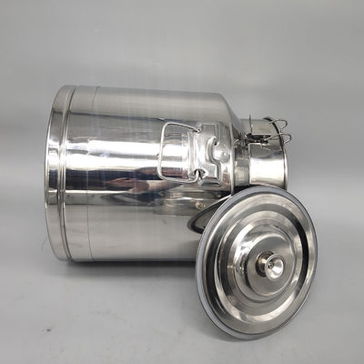 20L Ss201 Thép không gỉ Độ dày 1.0mm Thùng kín thùng sữa có thể