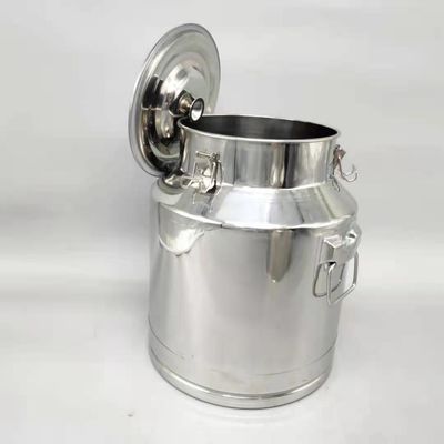 Bình chứa bằng kim loại đặc SS Thùng đựng sữa 15L có nắp