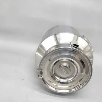 Bình chứa bằng kim loại đặc SS Thùng đựng sữa 15L có nắp