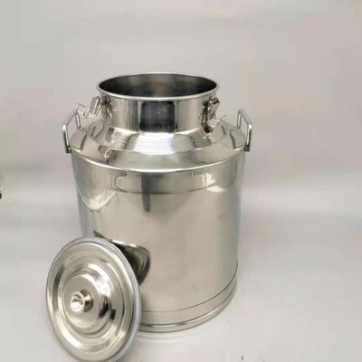 SS304 40 lít sữa thép không gỉ có thể màu bạc để vận chuyển