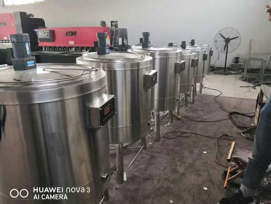 Máy thanh trùng bằng thép không gỉ 500L Không gỉ với công nghệ tiên tiến