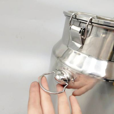 Sữa thép không gỉ siêu dày 0,8mm có thể lưu trữ nhỏ 8L niêm phong