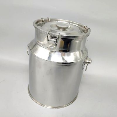 Bảo quản trang trại rượu Sử dụng Hộp đựng sữa bằng thép không gỉ có nắp 11 Lít
