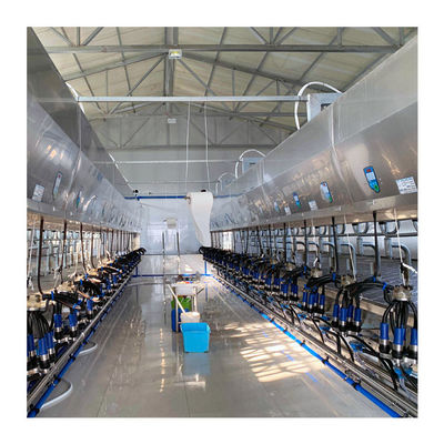 Loại phát hành nhanh ISO9001 Abreast Milking Parlour with Electronic Metering