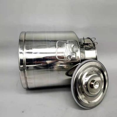 Hộp đựng sữa bằng thép không gỉ 20 lít đã qua sử dụng di động Hộp sữa bằng thép không gỉ có nắp đậy