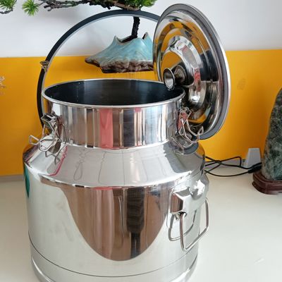Sữa thép không gỉ kín 20L dày có thể bảo quản sữa cấp SUS304 thực phẩm