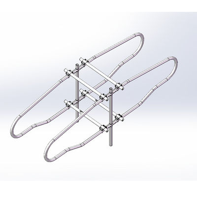 Chiều dài 2,3m Chuồng nuôi bò tự do Chuồng thịt mảnh Màu sắc hai mặt