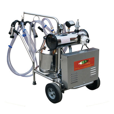 Di động 12 con bò / giờ Máy vắt sữa di động Bơm chân không Công suất 1.1KW
