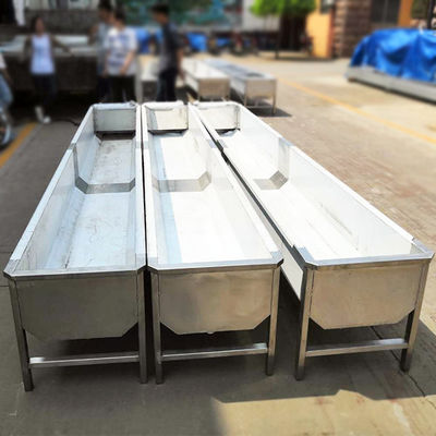 Máng uống nước cho động vật 1,5KW 1m Máng nước bằng thép không gỉ