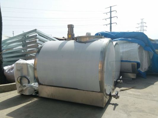 Làm sạch thuận tiện Bể làm lạnh sữa bằng thép không gỉ với vật liệu cấp thực phẩm