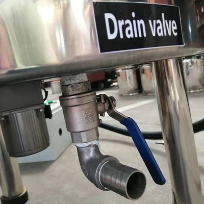 Máy thanh trùng bằng thép không gỉ 500L Không gỉ với công nghệ tiên tiến