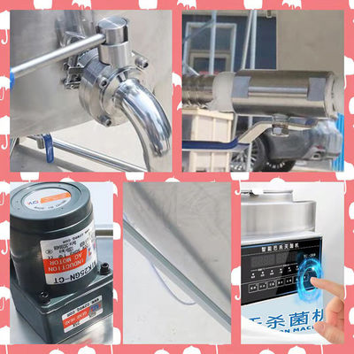 Máy thanh trùng bằng thép không gỉ 500L Không gỉ với công nghệ tiên tiến
