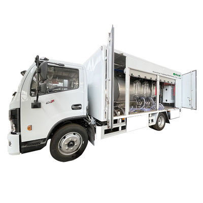 Bơm chân không Cửa hàng vắt sữa xương cá di chuyển tự động trong xe tải