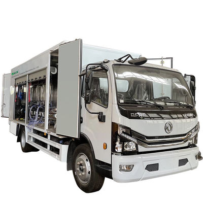 Bơm chân không Cửa hàng vắt sữa xương cá di chuyển tự động trong xe tải