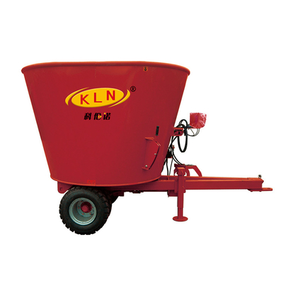 Máy trộn TMR thẳng đứng 6M3 Máy xay thức ăn chăn nuôi Máy kéo điện Thức ăn cho bò