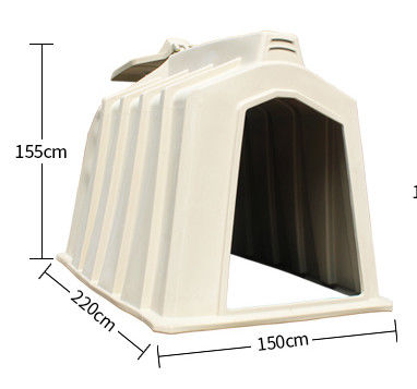 Chống rỉ nhỏ Chiều rộng 333cm Hộp đựng bê cho gia súc