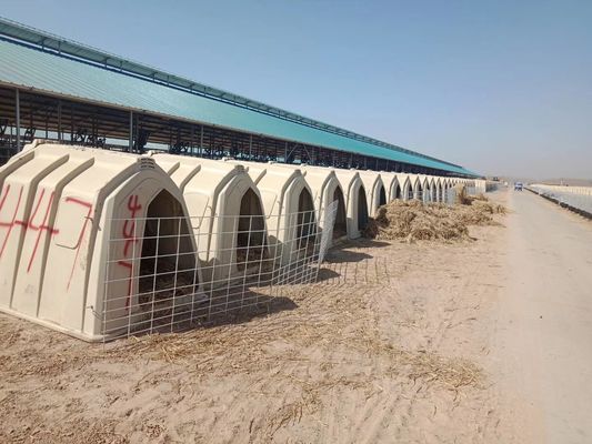 Chuồng bê nhựa ISO chăn nuôi bằng nhựa Poly Dome Calf Hutch